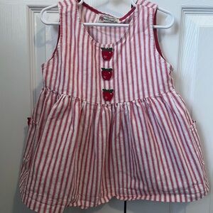 Vintage Girls Handmade Apple Dress